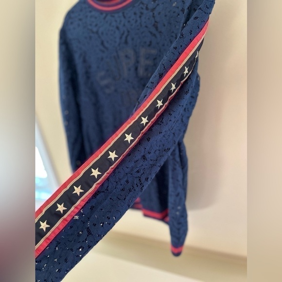 Super Dry  Rock Lace Long Sleeve Top - Picture 4 of 14